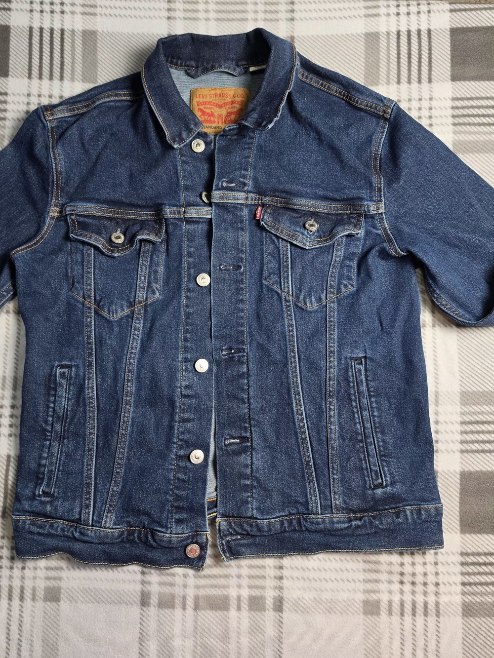Levi's Dark Blue Denim Trucker Jacket